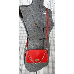 Coach Gross Grain Leather Mini Ruby Crossbody and shoulder bag